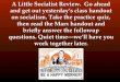 A Little Socialist Review. Go ahead and get out yesterday’s class handout on socialism. Take the practice quiz, then read the Marx handout and briefly