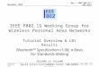Doc.: IEEE 802.15-99/179r1 Submission November 1999 Ian Gifford, M/A-COM, Inc.Slide 1 IEEE P802.15 Working Group for Wireless Personal Area Networks Tutorial