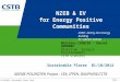 27/09/2014- Sustainable Places– Nice PAGE 1 Matthieu COSNIER - Daniel QUENARD Direction Energie Environnement CSTB Grenoble NZEB & EV for Energy Positive