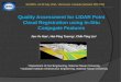 Quality Assessment for LIDAR Point Cloud Registration using In-Situ Conjugate Features Jen-Yu Han 1, Hui-Ping Tserng 1, Chih-Ting Lin 2 1 Department of