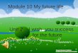 Module 10 My future life Unit 2 I wish you success for the future
