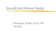 SoundCard Packet Radio Amateur Radio Club ITB YB1ZX