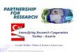 BIT- Bureau for International Research- and Technology Cooperation Intensifying Research Cooperation Turkey - Austria Gerald Müller-Niklas & Robert Schwertner
