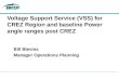 Voltage Support Service (VSS) for CREZ Region and baseline Power angle ranges post CREZ Bill Blevins Manager Operations Planning