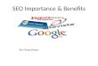 SEO Importance & Benefits By: Faruq Hasan. 2 Today's Coverage Types of SEM Targeted search engines Putting Search Engines to Work for You Popular Search