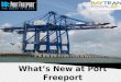 What’s New at Port Freeport. Port Commission John Hoss Ravi K. Singhania Paul Kresta Rudy SantosShane Pirtle Bill Terry