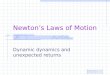 Newton’s Laws of Motion Dynamic dynamics and unexpected returns