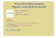 Precision Electroweak Physics and QCD at an EIC M.J. Ramsey-Musolf Wisconsin-Madison  NPAC Theoretical