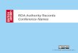 RDA Authority Records Conference Names © The British Library Board 2014
