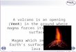 © Boardworks Ltd 2005 1 of 35 A volcano is an opening (Vent) in the ground where magma forces its way to the surface. Magma which reaches the Earth’s surface