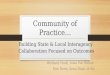 Community of Practice… Richard Clark, Iowa Voc Rehab Kim Drew, Iowa Dept. of Ed Building State & Local Interagency Collaboration Focused on Outcomes