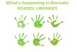 What’s happening in Burnaby SCHOOL LIBRARIES. read to learn Learning to read