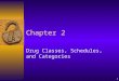 1 Chapter 2 Drug Classes, Schedules, and Categories