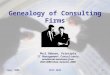 June, 2008BCIS 46901 Genealogy of Consulting Firms Phil Osborn, Principle IT Management Consultants w/editorial assistance from BCIS 4690 Class; Summer,