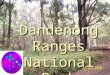 Dandenong Ranges National Park. The Map Key: Dandenong Ranges National Dandenong Ranges National Park Park Silvan Reservoir (dam) Silvan Reservoir (dam)