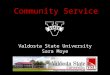Community Service Valdosta State University Sara Moye