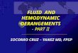 FLUID AND HEMODYNAMIC DERANGEMENTS - PART II SOCORRO CRUZ – YANEZ MD, FPSP