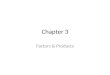 Chapter 3 Factors & Products. 3.1 – Factors & Multiples of Whole Numbers Prime Numbers: A whole number with exactly 2 factors  1 and the number itself