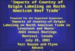 ‘Impacts of Country of Origin Labeling on North American Beef Trade’ Prepared for the Organized Symposium: ‘Impacts of Country-of-Origin Labeling on North