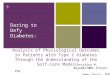 + Analysis of Physiological Outcomes in Patients with Type 2 Diabetes Through the Understanding of the Self-Care Model Daring to Defy Diabetes: Christina