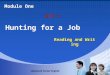 Advanced Career English Reading and Writing Module One
