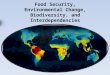Food Security, Environmental Change, Biodiversity, and Interdependencies Jeff Brawn Department of Natural Resources and Environmental Sciences