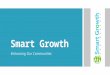 Smart Growth Enhancing Our Communities. Smart growth is well-planned development that protects open space, revitalizes communities, keeps housing affordable