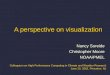 A perspective on visualization Nancy Soreide Christopher Moore NOAA/PMEL Colloquium on High-Performance Computing in Climate and Weather Research June