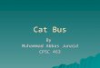 Cat Bus By Muhammad Abbas Junaid CPSC 463. Introduction  Current Catbus website