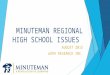 MINUTEMAN REGIONAL HIGH SCHOOL ISSUES AUGUST 2015 ΔΑΠΑ RESEARCH INC