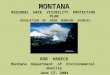MONTANA REGIONAL HAZE VISIBILITY PROTECTION PLAN REGULATION OF OPEN BURNING SOURCES BOB HABECK Montana Department of Environmental Quality June 17, 2004