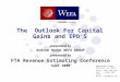 The Outlook For Capital Gains and IPO’S presented by Andrew Hodge WEFA GROUP presented to FTA Revenue Estimating Conference Sept 2000 800 Baldwin Tower