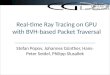 Stefan PopovHigh Performance GPU Ray Tracing Real-time Ray Tracing on GPU with BVH-based Packet Traversal Stefan Popov, Johannes Günther, Hans- Peter Seidel,