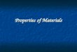 Properties of Materials. Free Write differentiate between chemical and physical properties differentiate between chemical and physical properties list