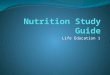 Life Education 1. What terms do you think of when you think “nutrition?” Where can you find RELIABLE information on nutrition? Nutrition Starter Questions