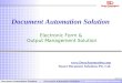 Document Automation Solution Page 1 of 32  Smart Document Solutions Pte. Ltd. Document Automation Solution Electronic Form & Output
