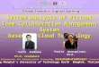 System Analysis of Virtual Team Collaboration Management System based on Cloud Technology Panita Wannapiroon, Ph.D. Assistant Professor Division of Information