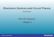 BJT AC Analysis Chapter 5 Boylestad Electronic Devices and Circuit Theory