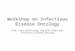 Workshop on Infectious Disease Ontology 