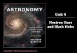 Copyright © 2010 Pearson Education, Inc. Neutron Stars and Black Holes Unit 9