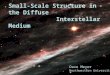 Small-Scale Structure in the Diffuse Interstellar Medium Dave Meyer Northwestern University