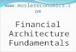 Www.moslereconomics.com Financial Architecture Fundamentals