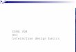 CENG 394 Introduction to Human-Computer Interaction CENG 394 HCI interaction design basics