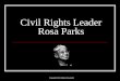 Civil Rights Leader Rosa Parks Copyright 2014 Solène Gousselin