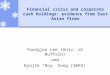 Financial crisis and corporate cash holdings: evidence from East Asian firms Youngjoo Lee (Univ. at Buffalo) and Kyojik “Roy” Song (SKKU)