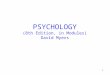 1 PSYCHOLOGY (8th Edition, in Modules) David Myers