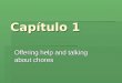 Capítulo 1 Offering help and talking about chores