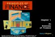 Principles of Finance 5e, Ch. 1 An Overview of Finance © 2012 Cengage Learning. All Rights Reserved. May not be scanned, copied or duplicated, or posted
