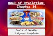 Book of Revelation: Chapter 16 Bowls of Wrath— Judgment Complete