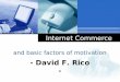 Internet Commerce and basic factors of motivation - David F. Rico -